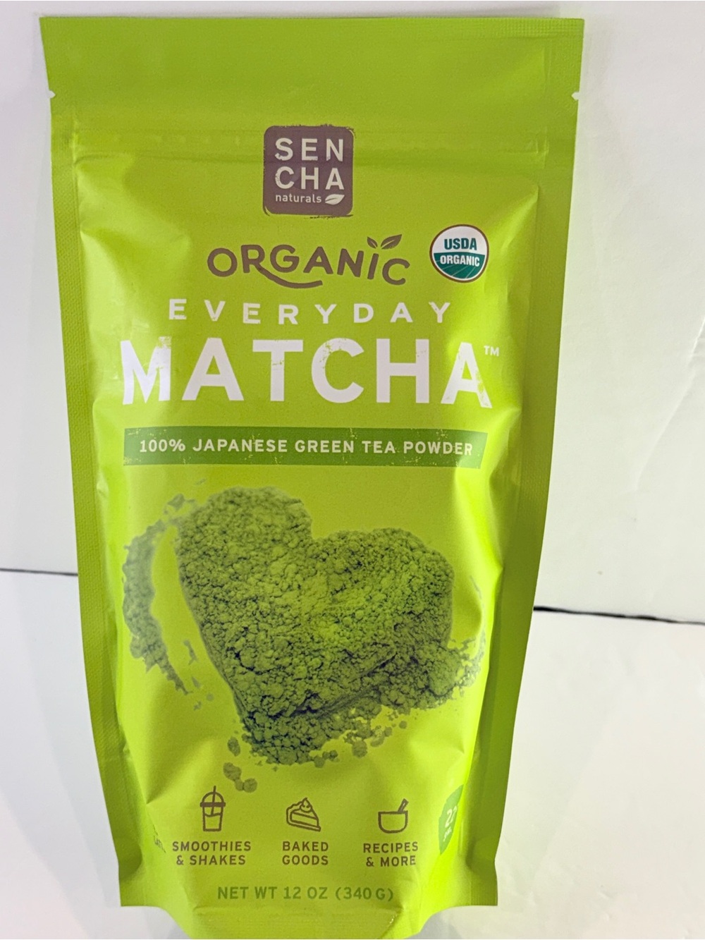🆕 Sencha Naturals Organic Everyday Matcha 12 oz Japanese Green Tea 🍵 Sealed - Picture 10 of 13